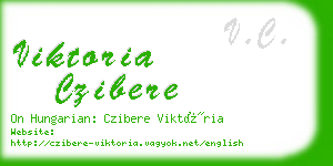 viktoria czibere business card